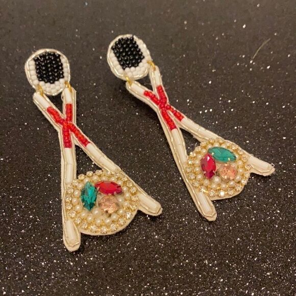 NWT Chopstick Sushi Earrings - Picture 1 of 3